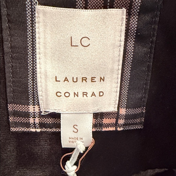 LC Lauren Conrad Women's dark gray velvet Jacket - Picture 3 of 8